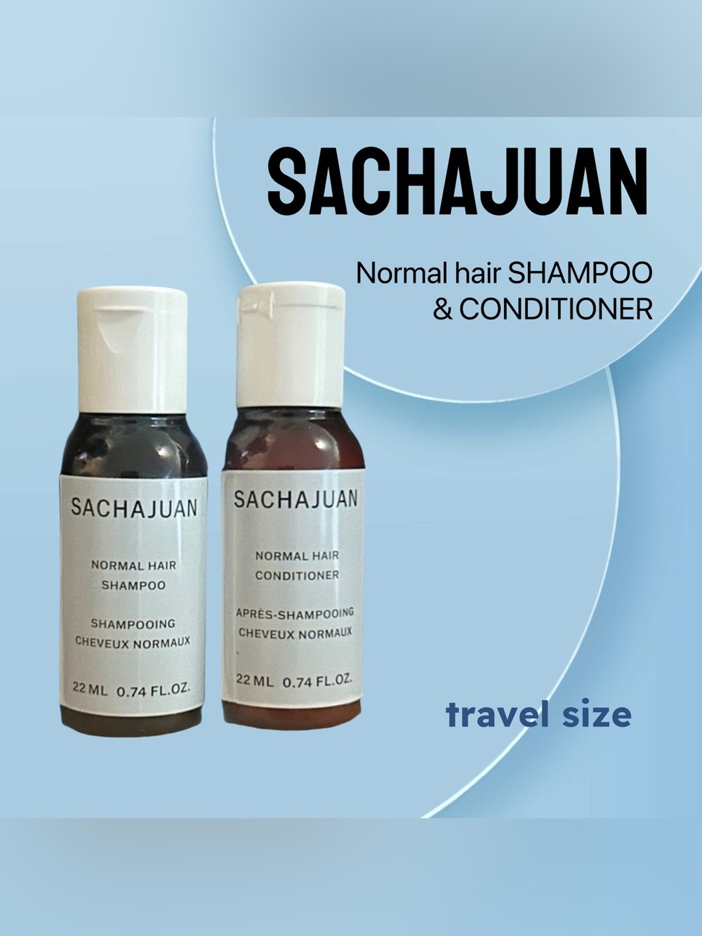 🇸🇪🆕NWOB SACHAJUAN |TRAVEL| Haircare duo: Normal Hair Shampoo & Conditioner